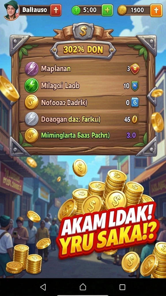 Pilih karakter dengan berbagai kemampuan.