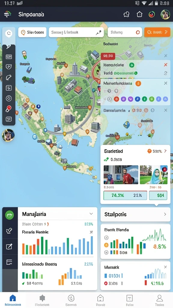 Tampilan grafis yang memukau dan penuh warna.