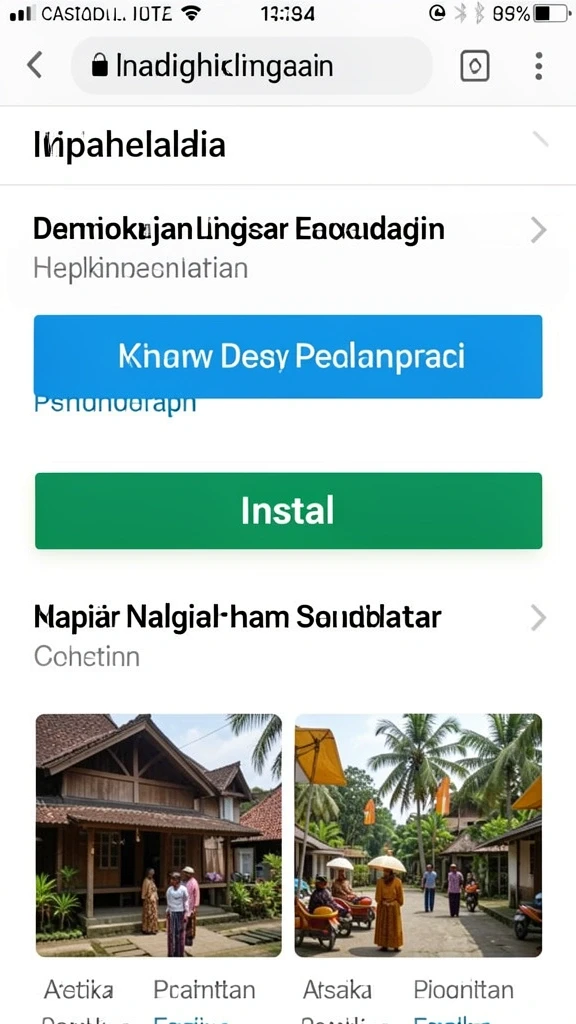 Tantangan mendebarkan di setiap level permainan.