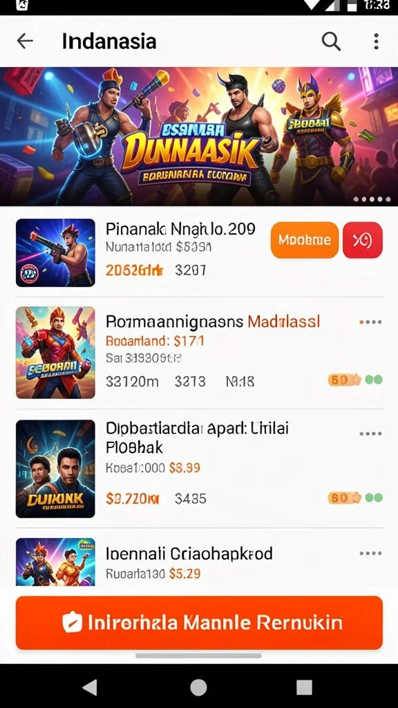 Pengalaman bermain yang mendebarkan dan penuh tantangan.