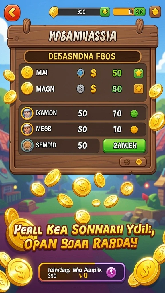 Sistem reward yang memotivasi pemain untuk terus bermain.