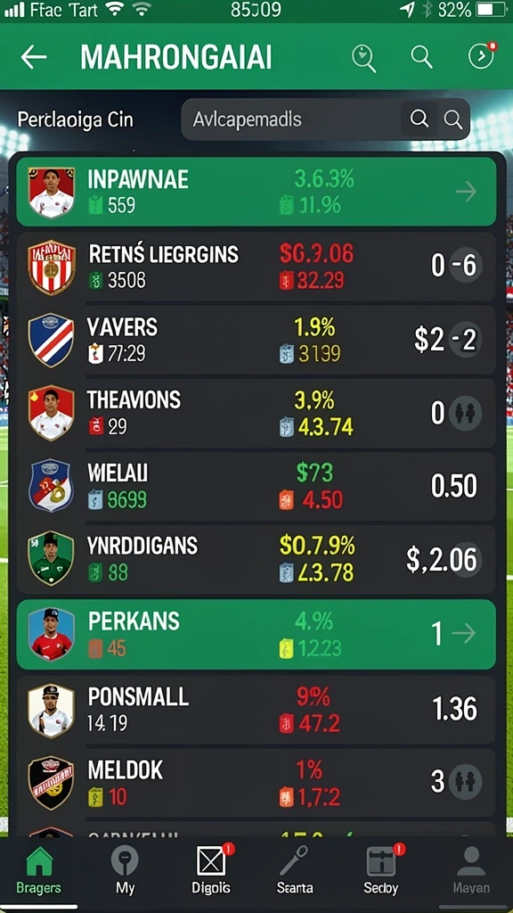 Menu permainan yang beragam dan mudah diakses.