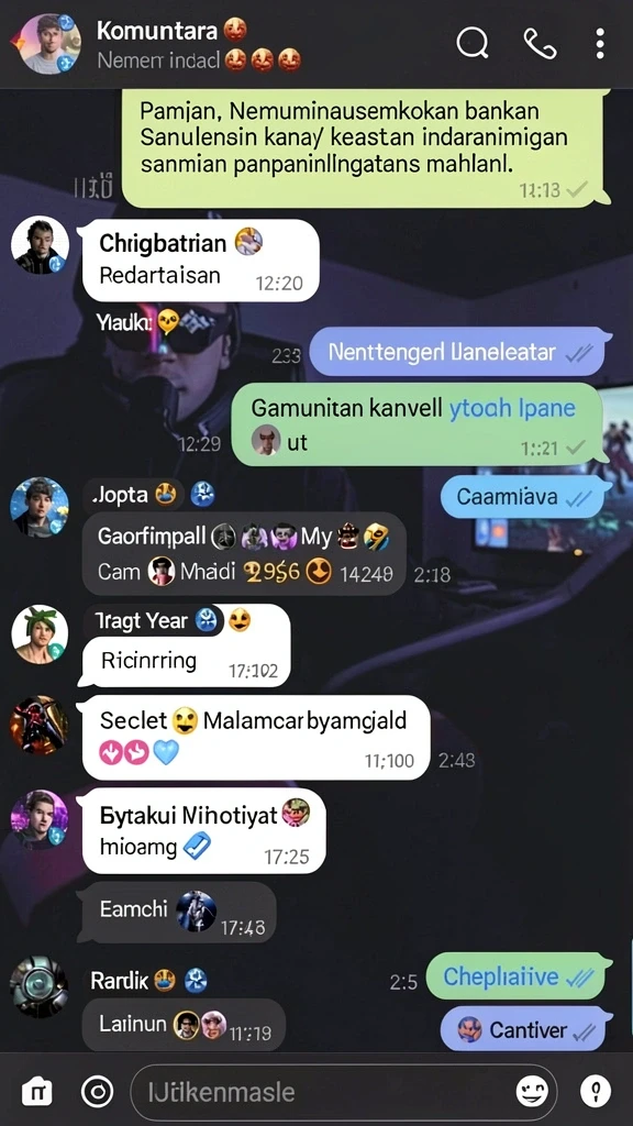 Karakter dalam DEWI567 yang penuh warna.