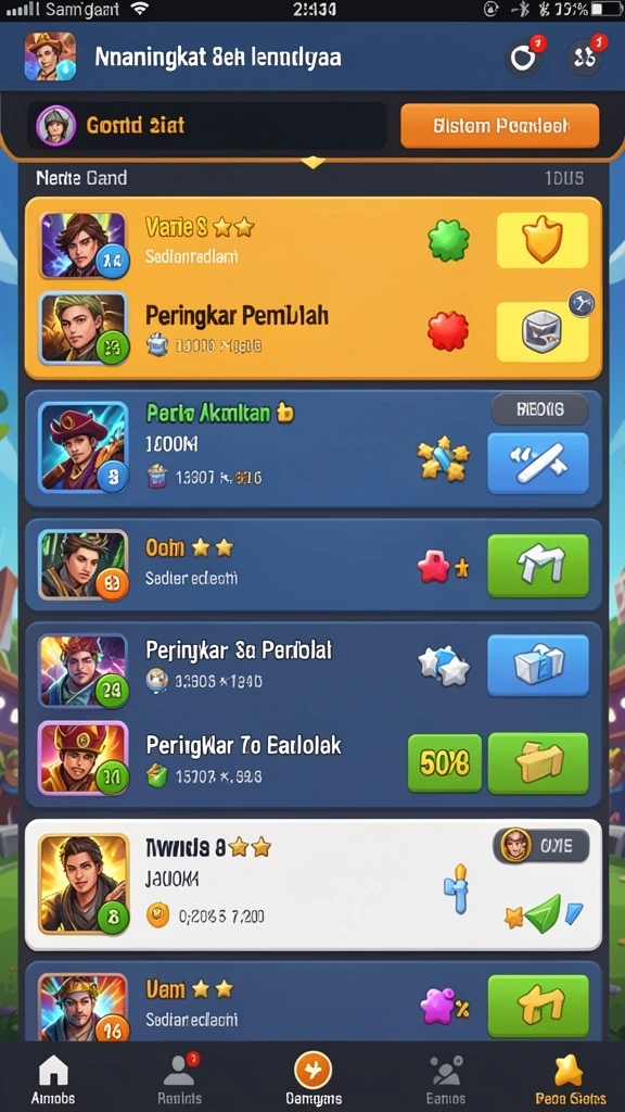 Tampilan antarmuka yang intuitif dan menarik.