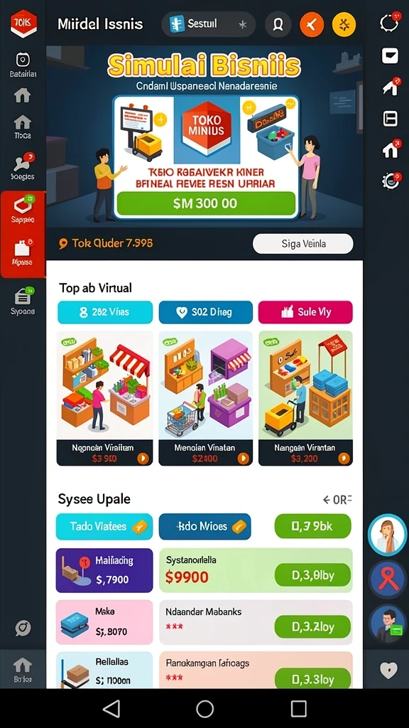 Fitur multiplayer memungkinkan interaksi dengan pemain lain.