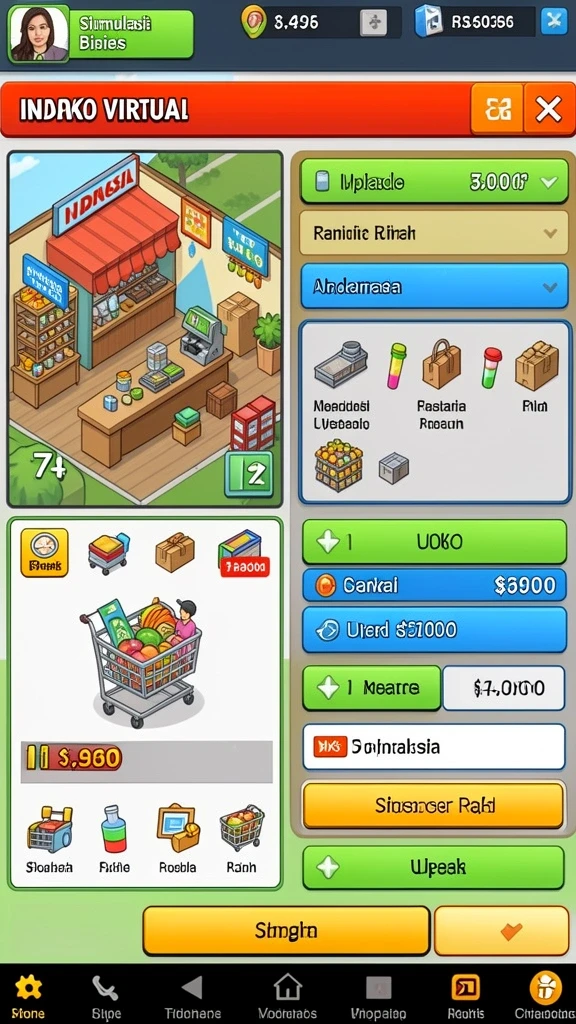 Tampilan menu utama IDA777 yang menarik.