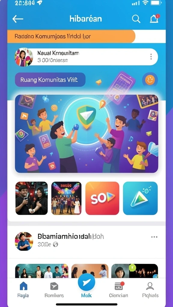 Tangkapan layar menunjukkan momen seru saat bermain bersama teman.