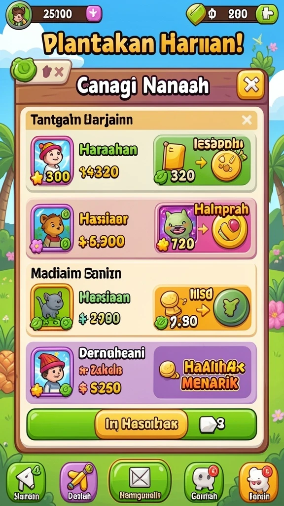 Ilustrasi karakter utama dalam petualangan seru.