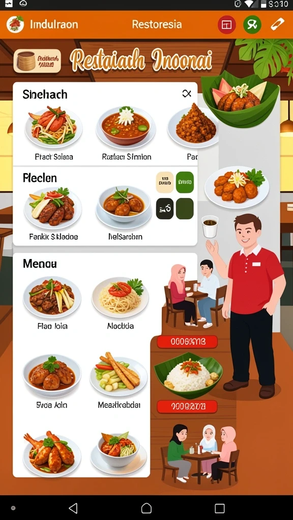 Tampilan awal permainan dengan pemandangan yang memukau.