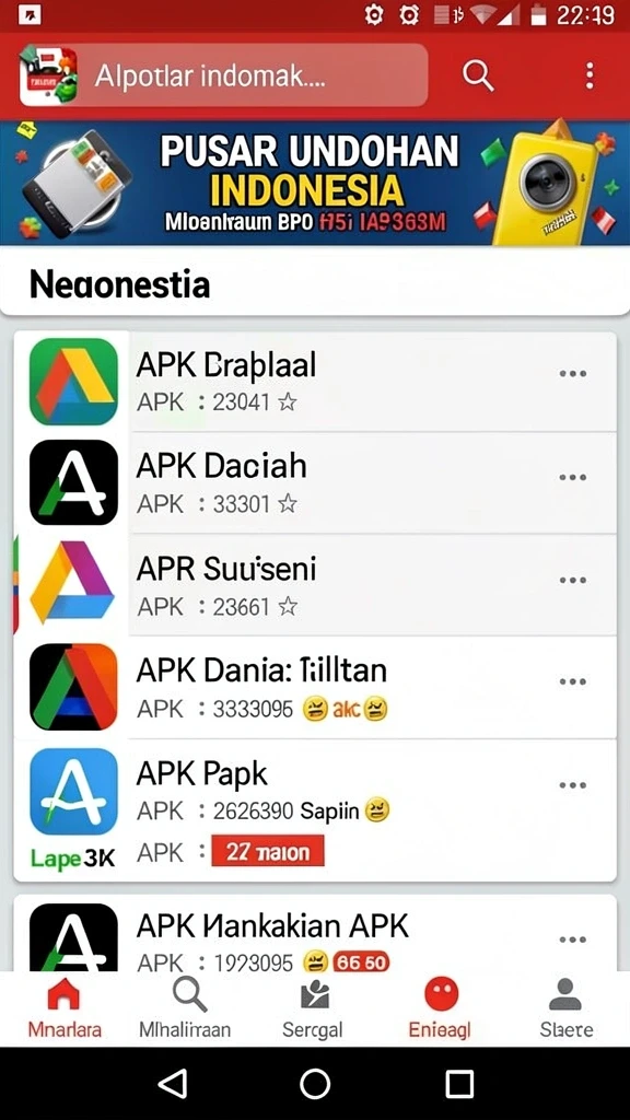 Tampilan antarmuka yang user-friendly.