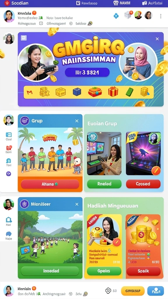 Screenshot menunjukkan momen seru saat melewati rintangan.