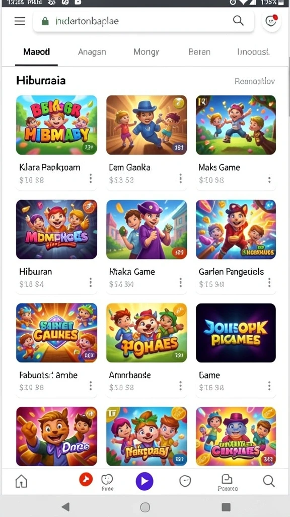 Tampilan antarmuka aplikasi yang menarik.