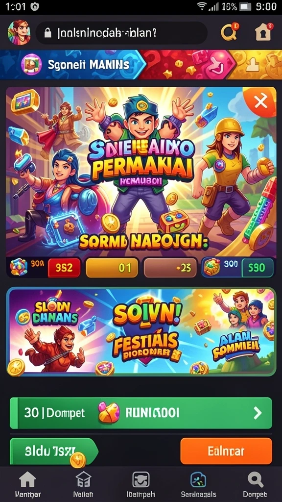 Tampilan antarmuka yang menarik dan mudah digunakan.