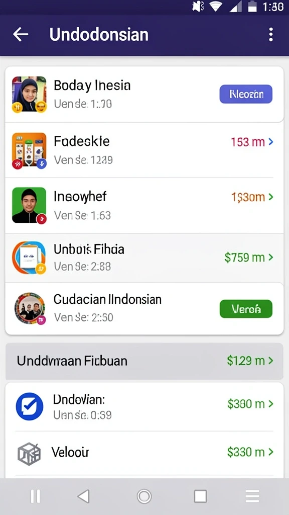 Karakter dengan desain futuristik yang unik.