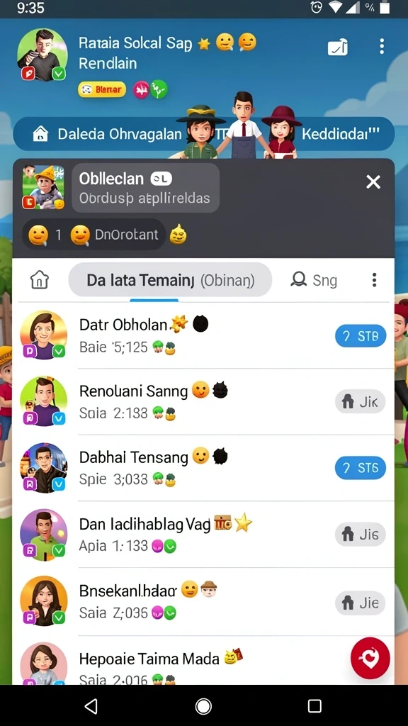 Screenshot menggambarkan suasana level yang penuh tantangan.