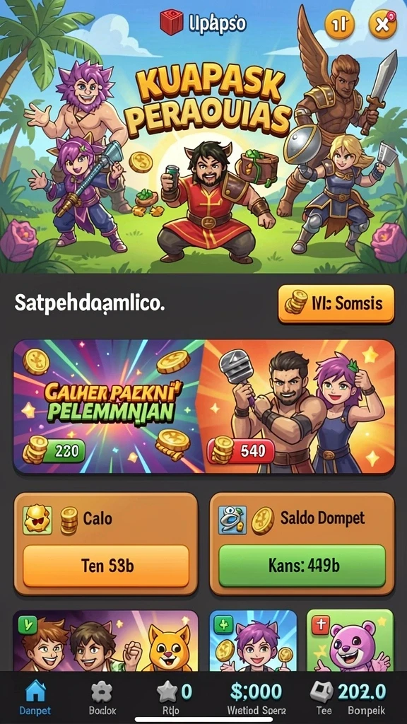 Screenshot 2: Tampilan dunia fantasi yang kaya detail.