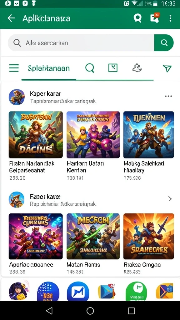 Tampilan antarmuka yang sederhana dan menarik.