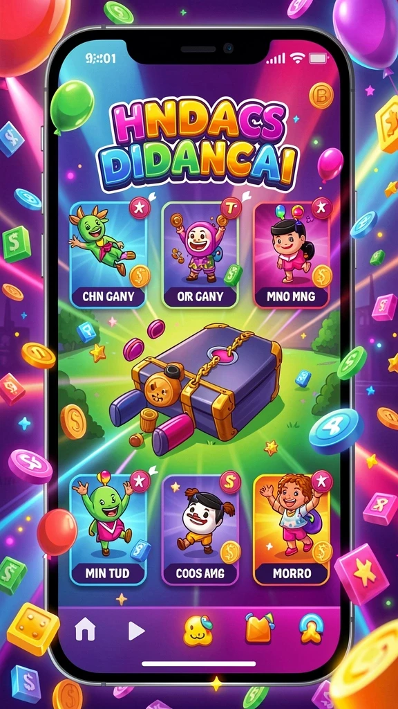 Tampilan karakter dalam game yang menggugah semangat berpetualang.