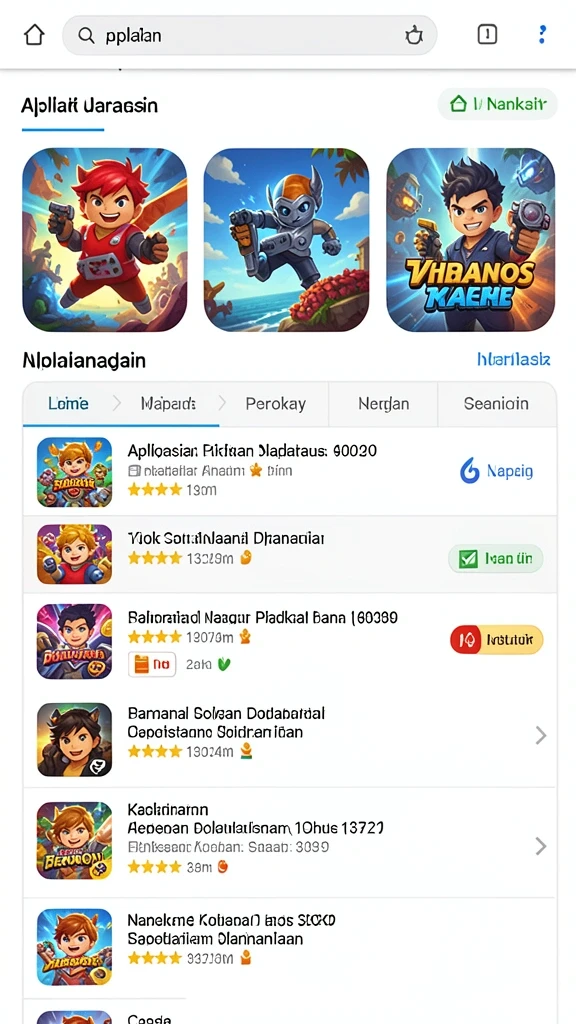 Screenshot menunjukkan mode permainan baru yang seru.