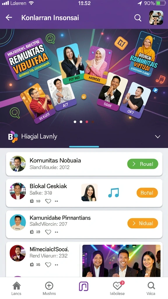 Screenshot menunjukkan karakter unik dengan kemampuan spesial.
