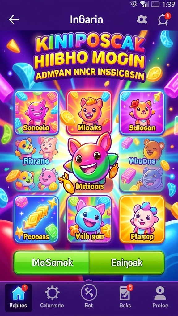 Screenshot menunjukkan karakter utama dalam aksi.